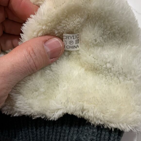 ALEPO | Grey Baby Winter Beanie Fleece Knit Hat - Picture 5 of 5